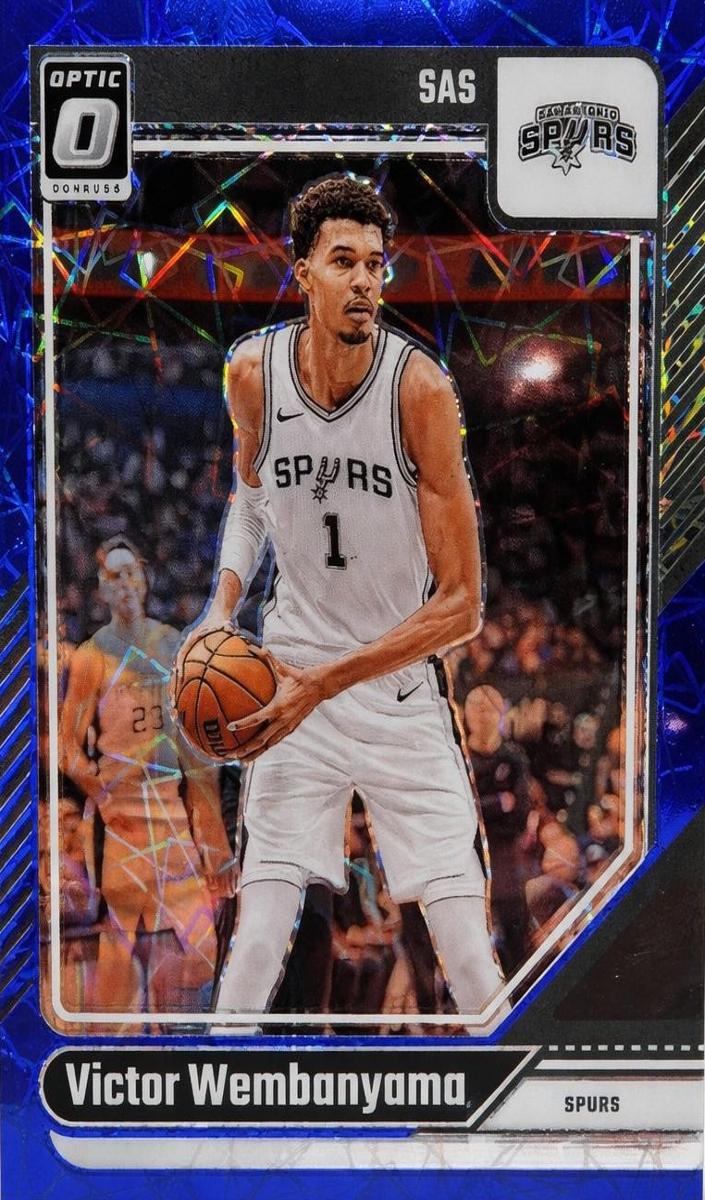 2024 Donruss Optic Basketball Blue Velocity Victor Wembanyama #45