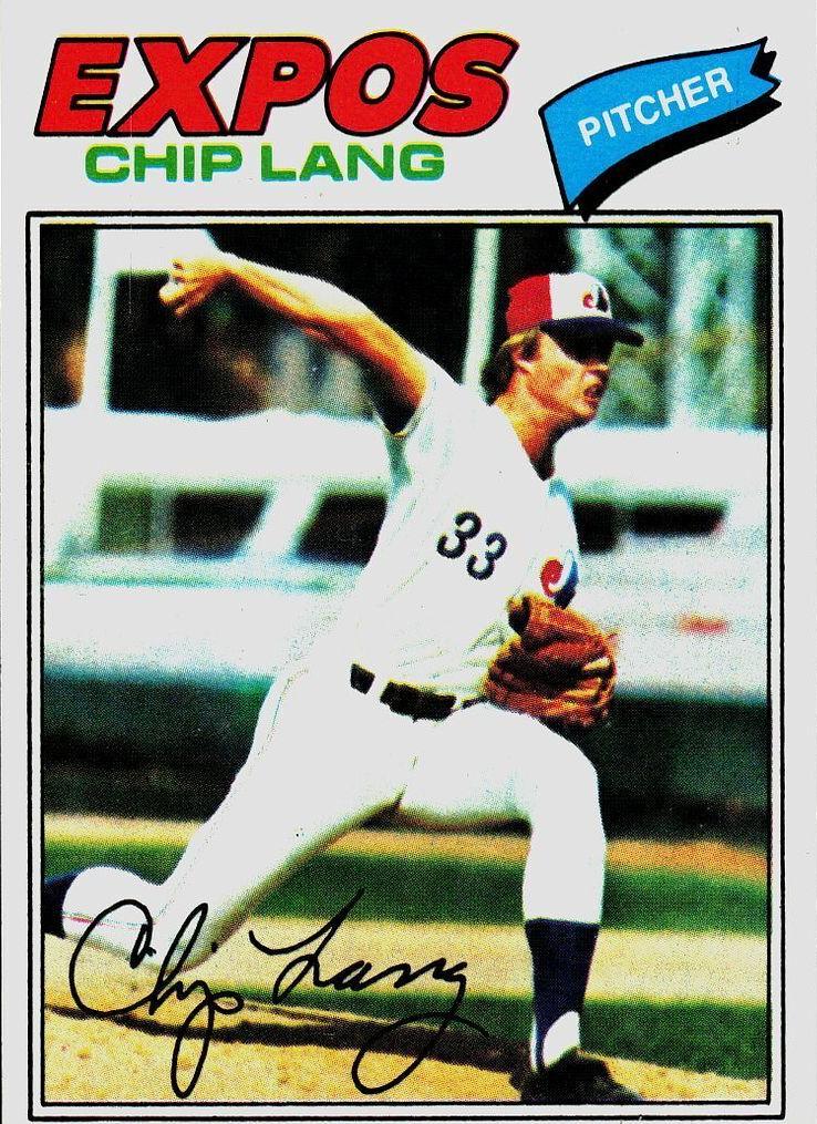 1977 Topps Baseball Chip Lang #132