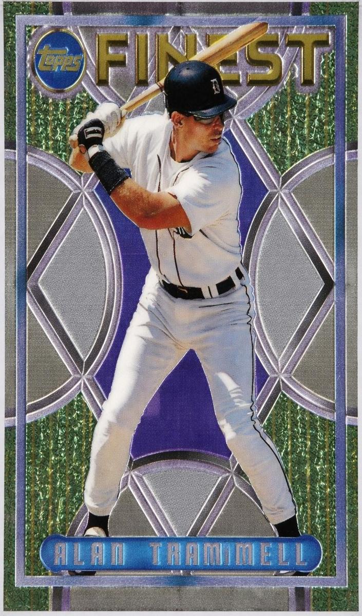 1995 Topps Finest Baseball Alan Trammell #203