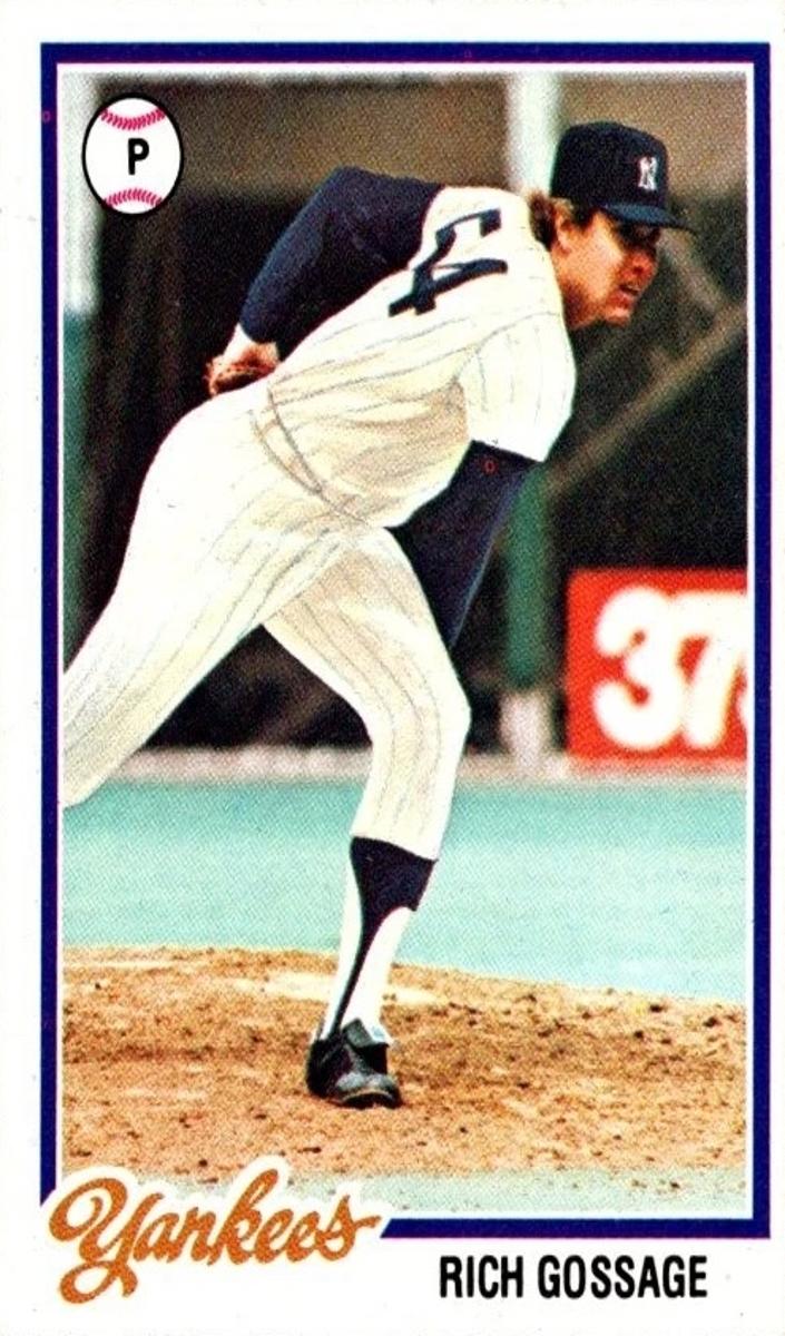 1978 Topps Baseball Rich Gossage #70 PSA 9