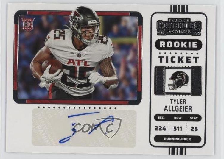 2022 Panini Contenders Football Tyler Allgeier #221 PSA 9