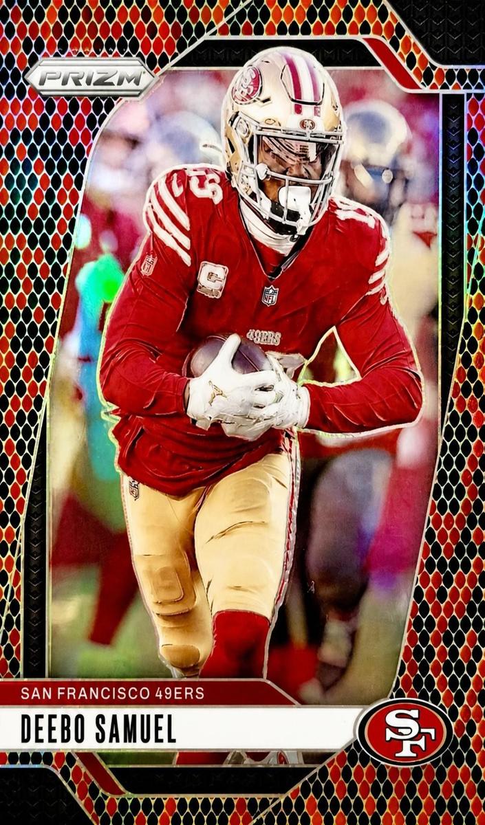 2024 Panini Prizm Football Snakeskin Deebo Samuel #252 PSA 8.5