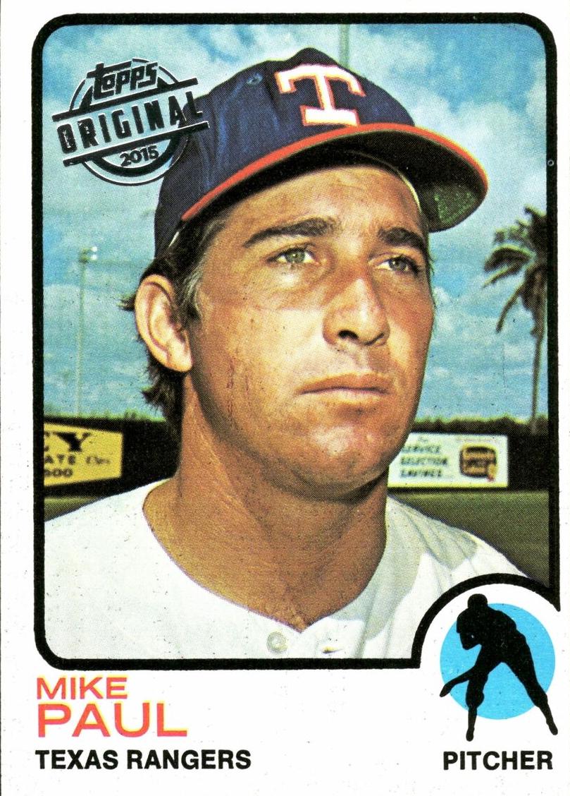 1973 Topps Baseball Mike Paul #58 PSA 9