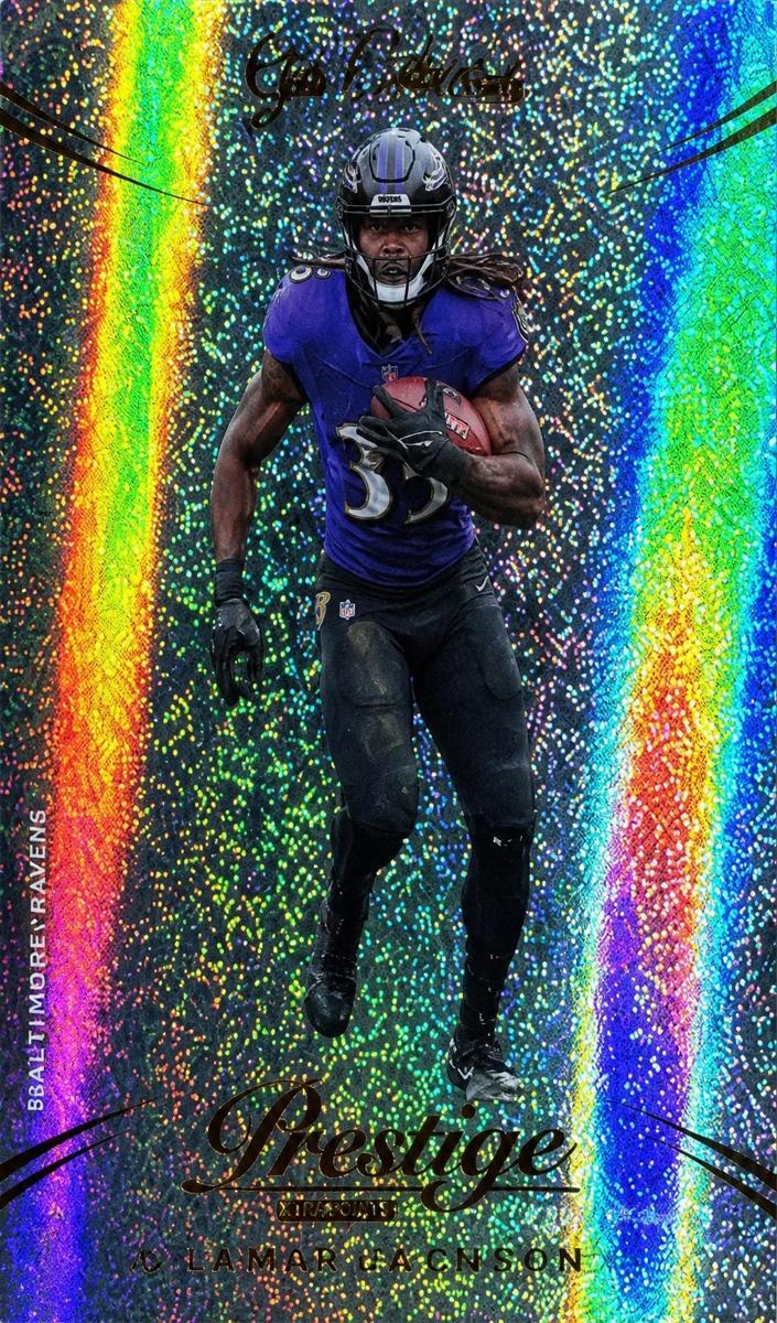 2024 Panini Prestige Football Galaxy Xtra Points Gus Edwards #165