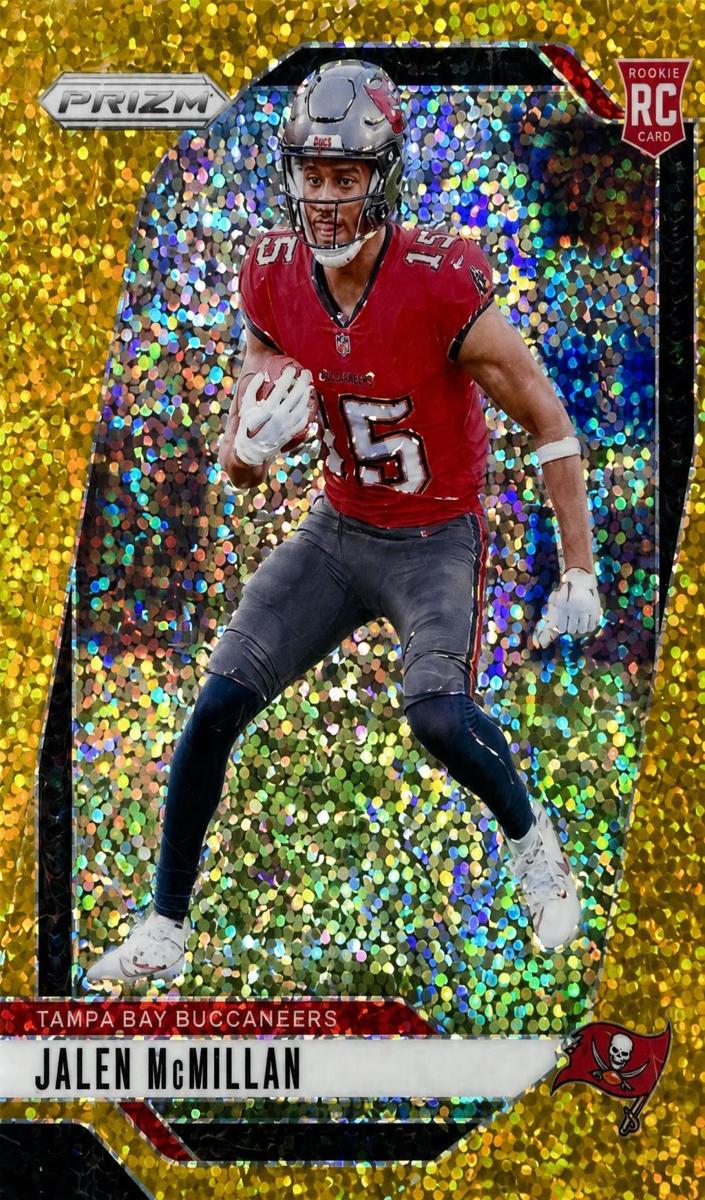 2024 Panini Prizm Football Gold Sparkle Jalen McMillan #338