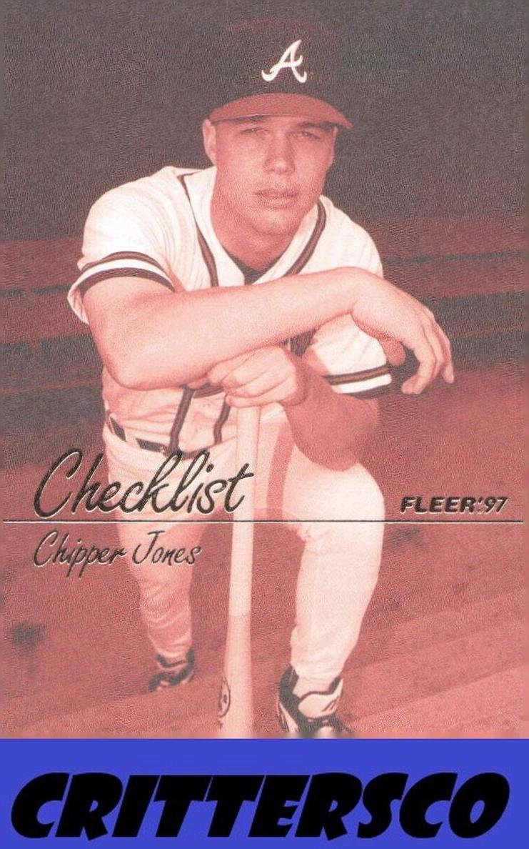 1997 Fleer Baseball Chipper Jones #494