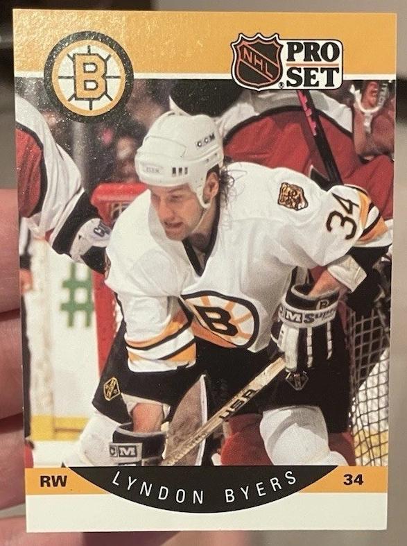 1990 Pro Set Hockey Lyndon Byers #3