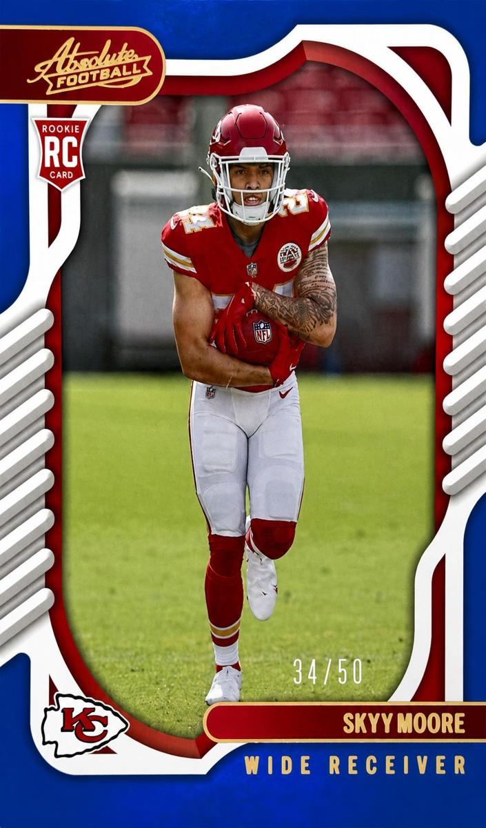 2022 Panini Absolute Football Blue Skyy Moore #124