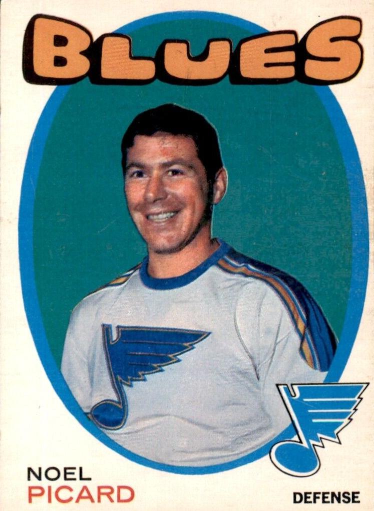 1971 O-Pee-Chee Hockey Noel Picard #224 PSA 9