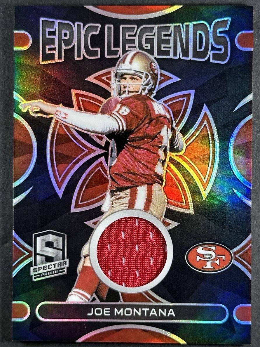 2023 Panini Spectra Football Joe Montana #ELM-JMO