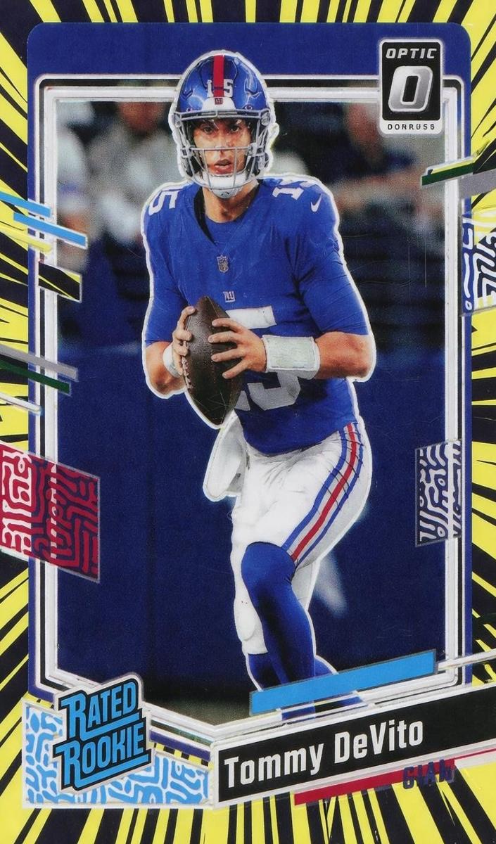 2023 Donruss Optic Football Electricity Tommy DeVito #280