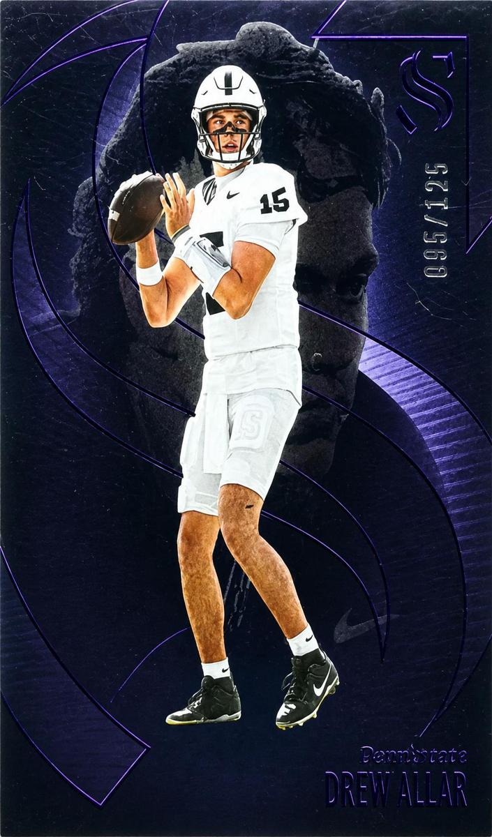 2025 Panini Silhouette Football Purple Drew Allar #9