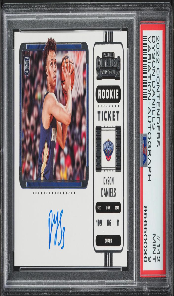 2022 Panini Contenders Basketball Dyson Daniels #142 PSA 9