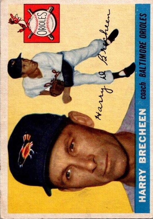 1955 Topps Baseball Harry Brecheen #113 PSA 7