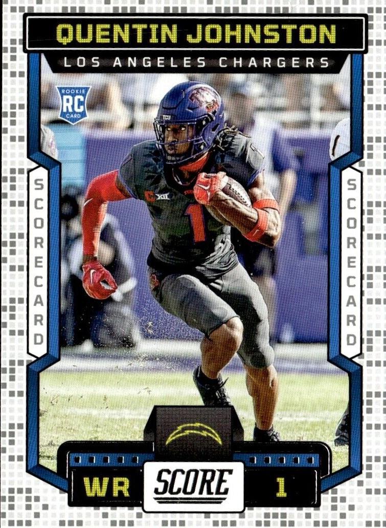 2023 Panini Score Football Quentin Johnston #345