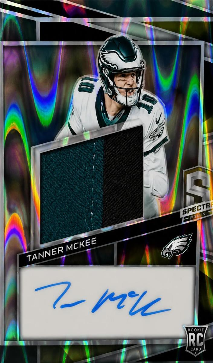 2023 Panini Spectra Football Supernova Tanner McKee #222