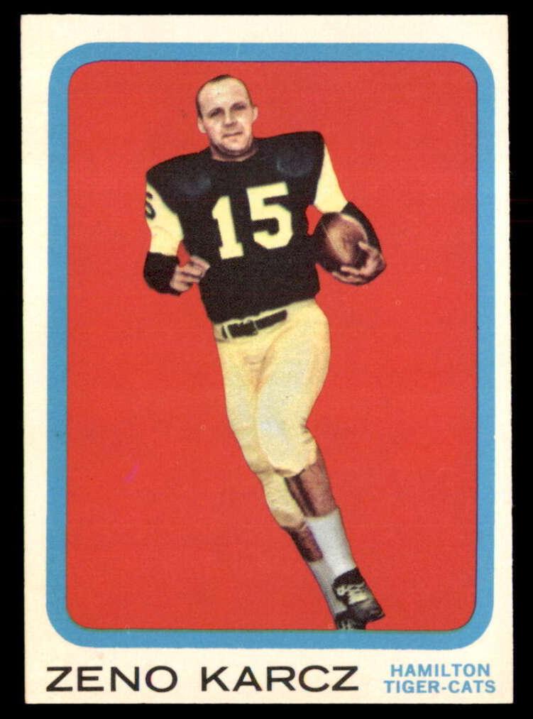 1963 Topps CFL Football Zeno Karcz #37
