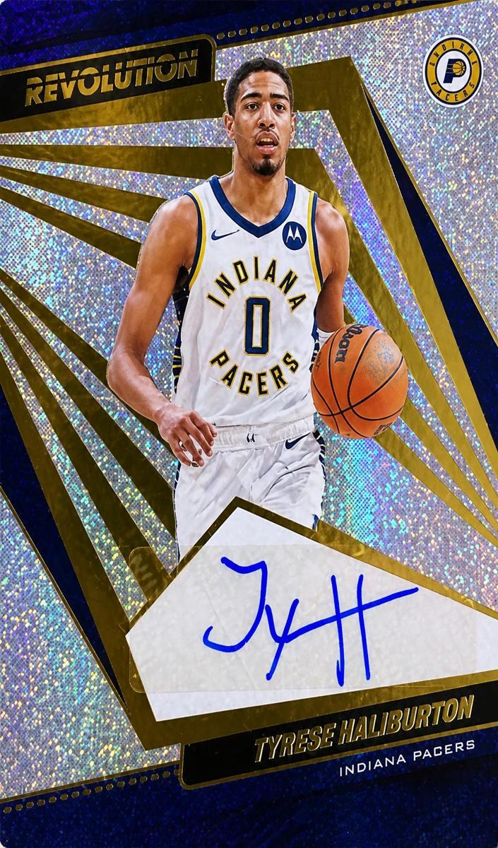 2021 Panini Revolution Basketball Tyrese Haliburton #AG-THB SGC 9.5