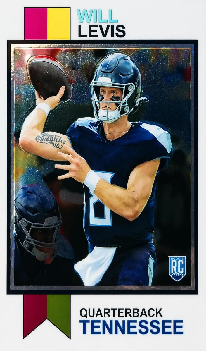 2023 Topps Composite Football Will Levis #1973-25 PSA 10