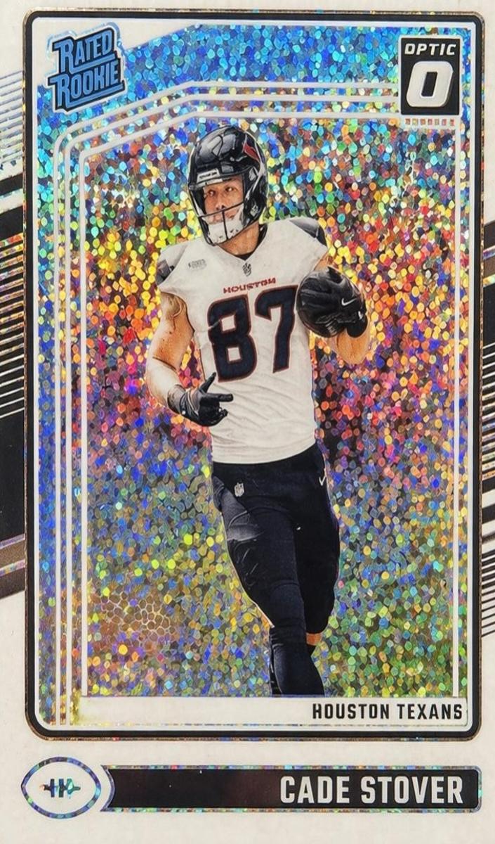 2024 Donruss Optic Football White Sparkle Cade Stover #218