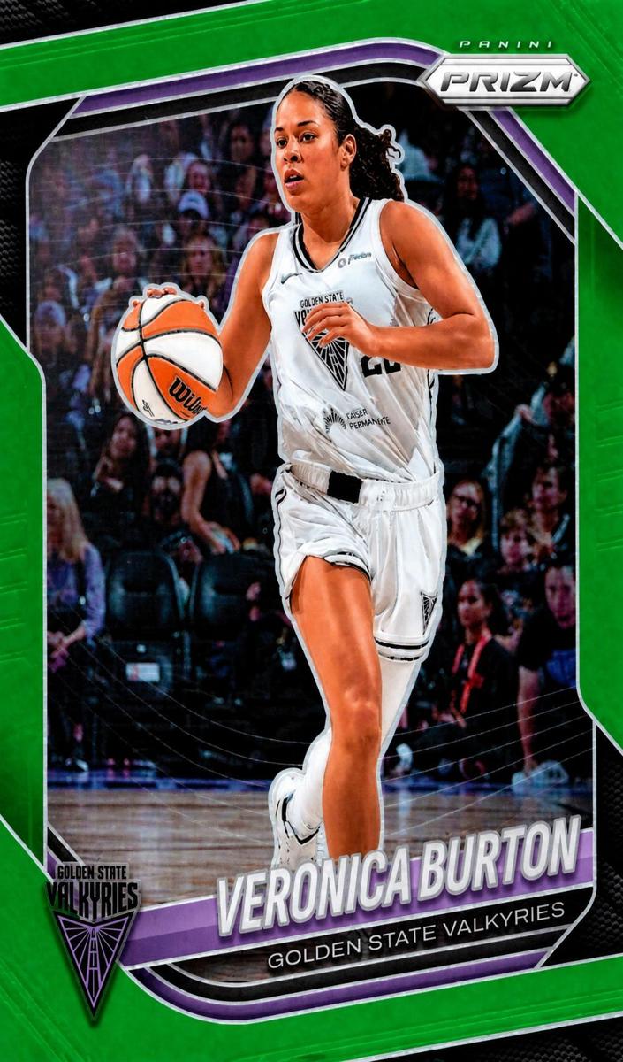 2025 Panini Prizm WNBA Basketball Green Veronica Burton #70