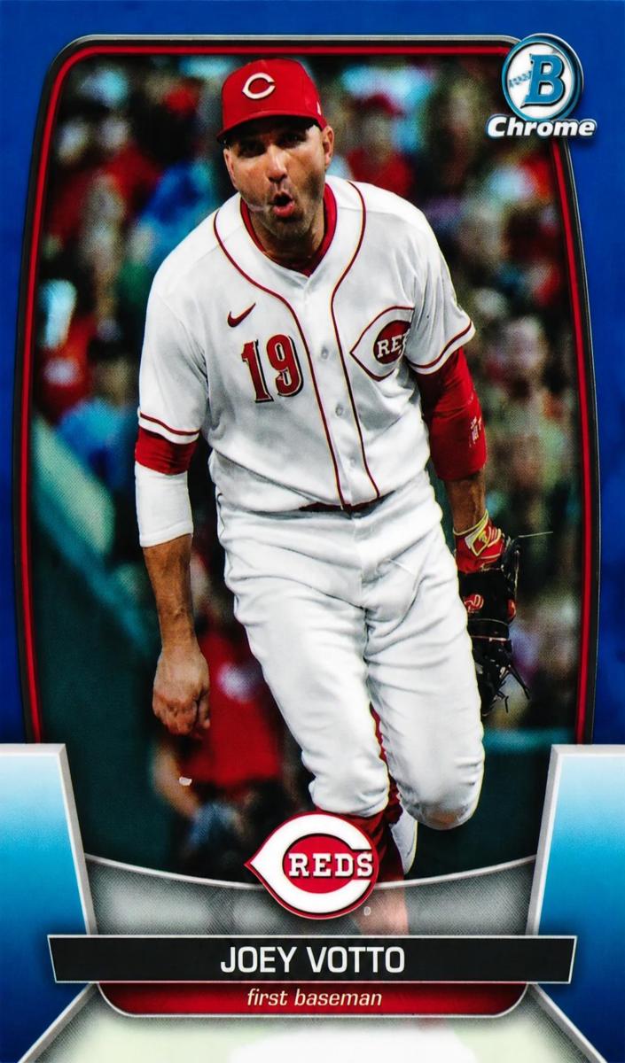 2023 Bowman Chrome Baseball Blue Joey Votto #50