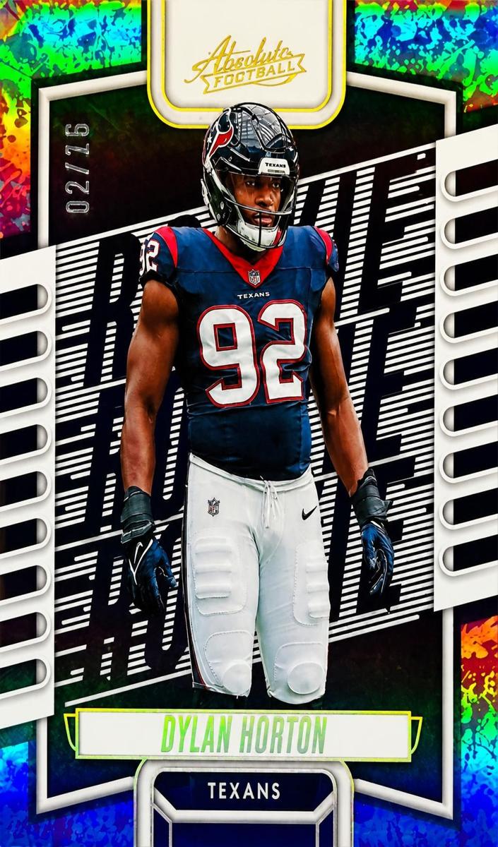 2023 Panini Absolute Football Spectrum Splash Dylan Horton #193