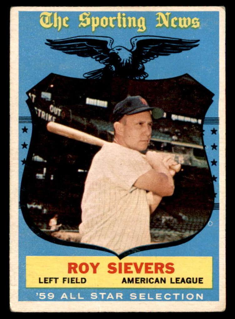 1959 Topps Baseball Roy Sievers #566