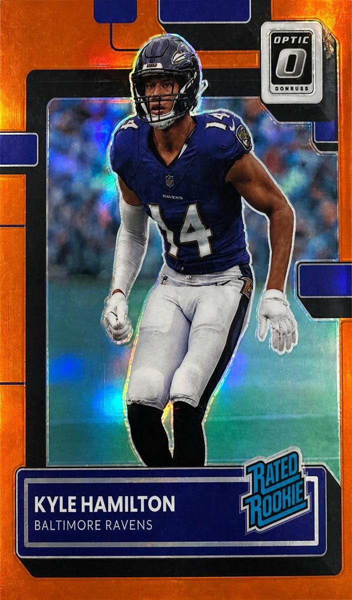 2022 Donruss Optic Football Orange Kyle Hamilton #238