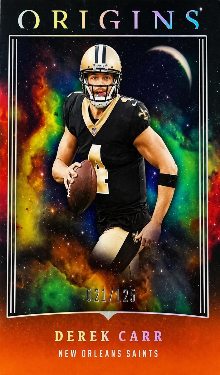 2023 Panini Origins Football Orange Derek Carr #57