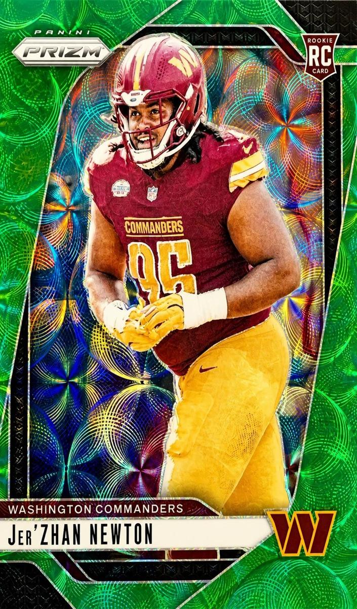 2024 Panini Prizm Football Green Scope Jer'Zhan Newton #351