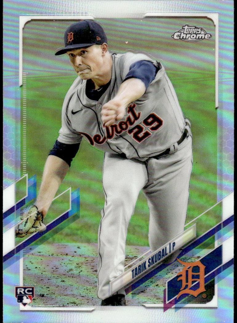 2021 Topps Chrome Baseball Refractor Tarik Skubal #103