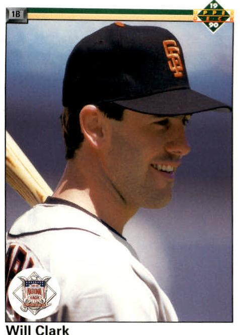 1990 Upper Deck Baseball Will Clark #50