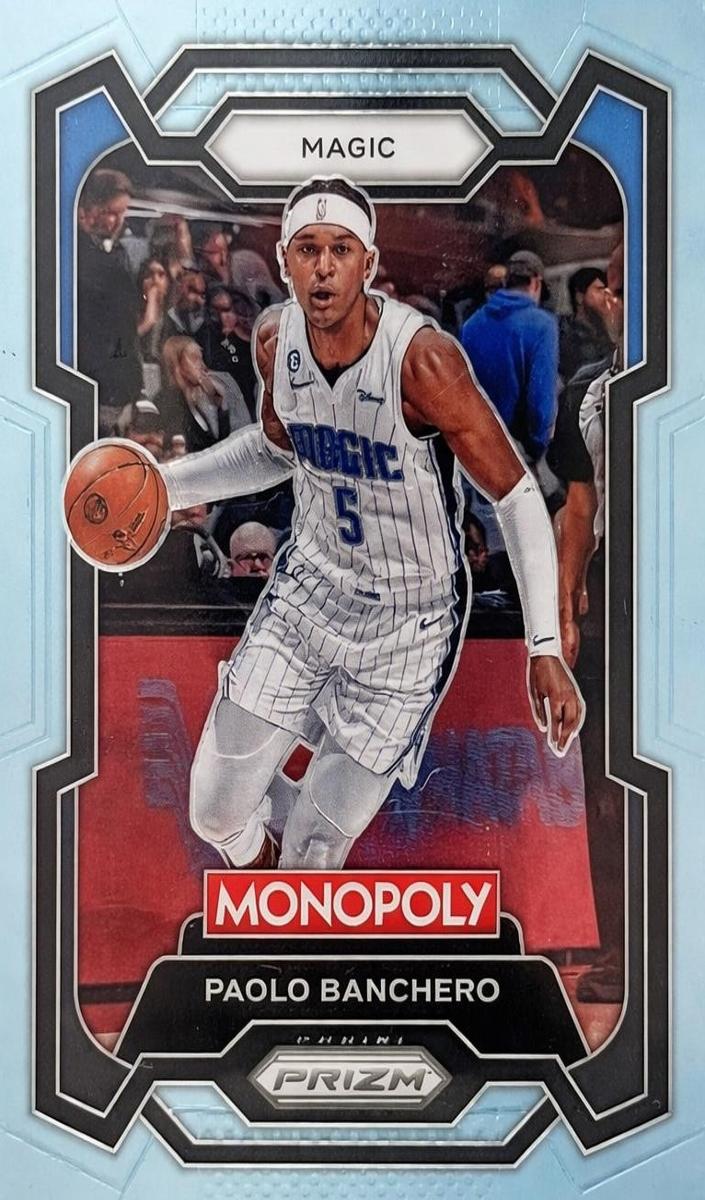 2023 Panini Prizm Monopoly Basketball Light Blue Paolo Banchero #64 PSA 7.5