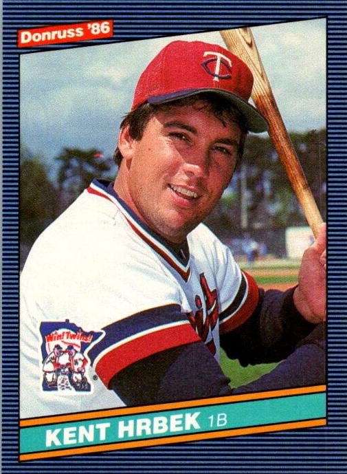 1986 Donruss Baseball Kent Hrbek #70