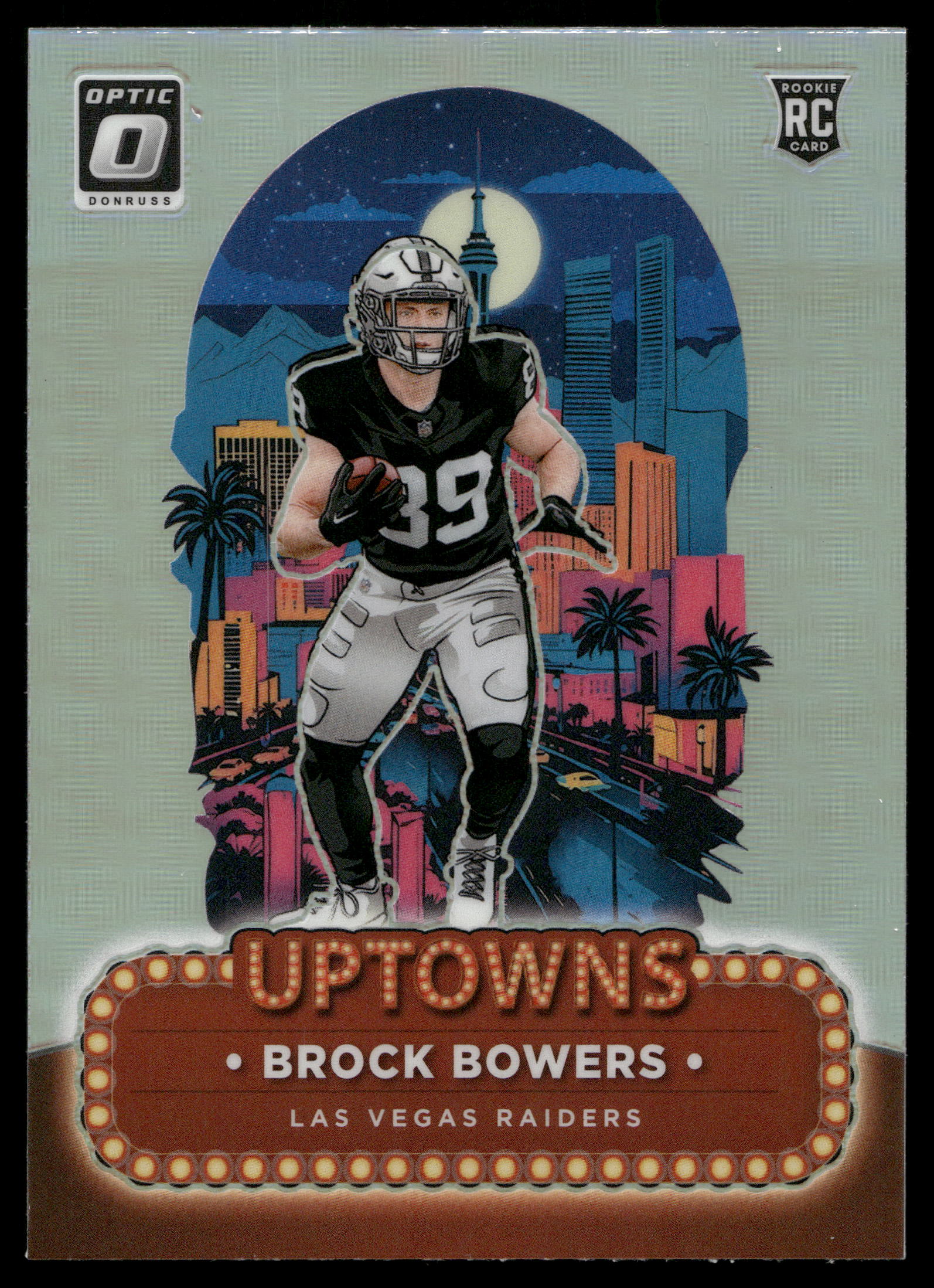 2024 Donruss Optic Football Brock Bowers #8 PSA 10