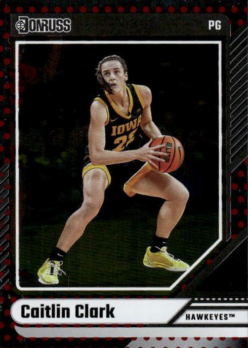 2024 Panini Caitlin Clark Collection Basketball Dot Caitlin Clark #6 PSA 9