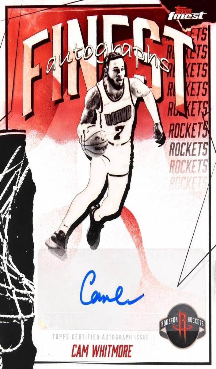 2025 Topps Finest Basketball Cam Whitmore #FAU-CW