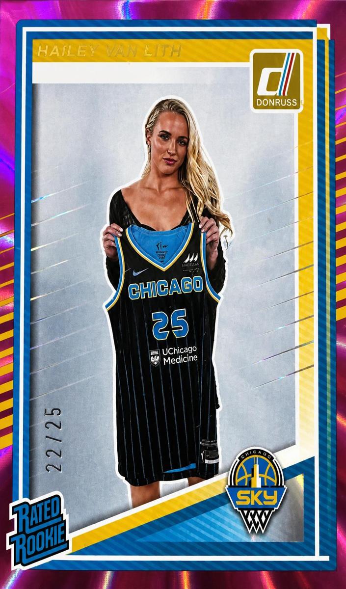 2025 Panini Donruss WNBA Basketball Pink Laser Hailey Van Lith #88