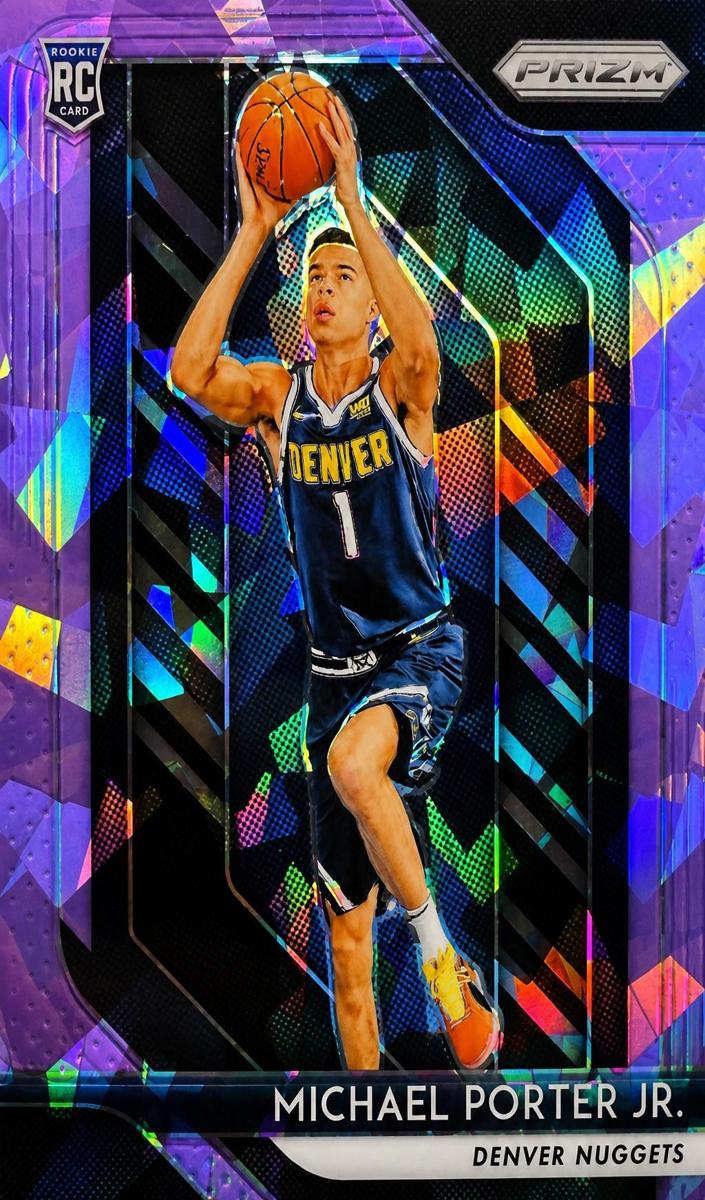2018 Panini Prizm Basketball Prizms Purple Ice Michael Porter Jr. #32 PSA 10
