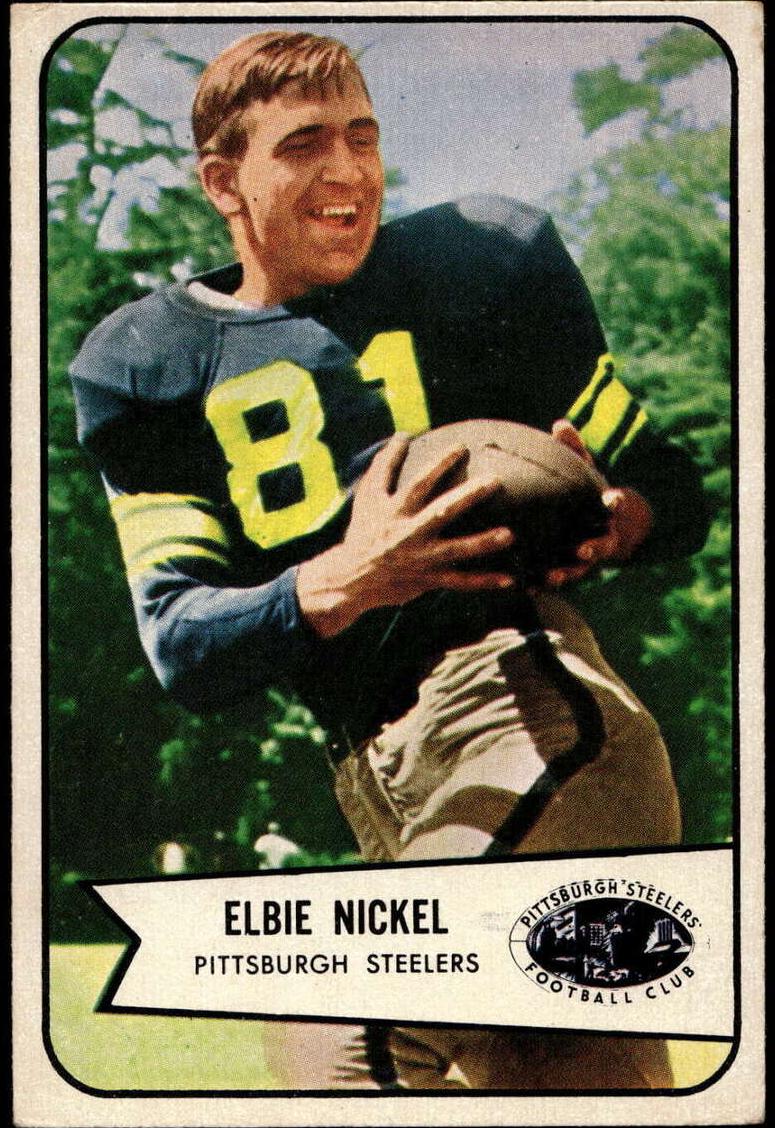 1954 Bowman Football Elbert Nickel #108