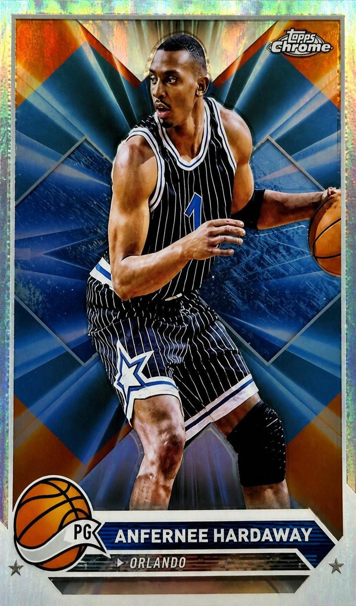 2023 Topps Chrome Basketball Refractor Anfernee Hardaway #44
