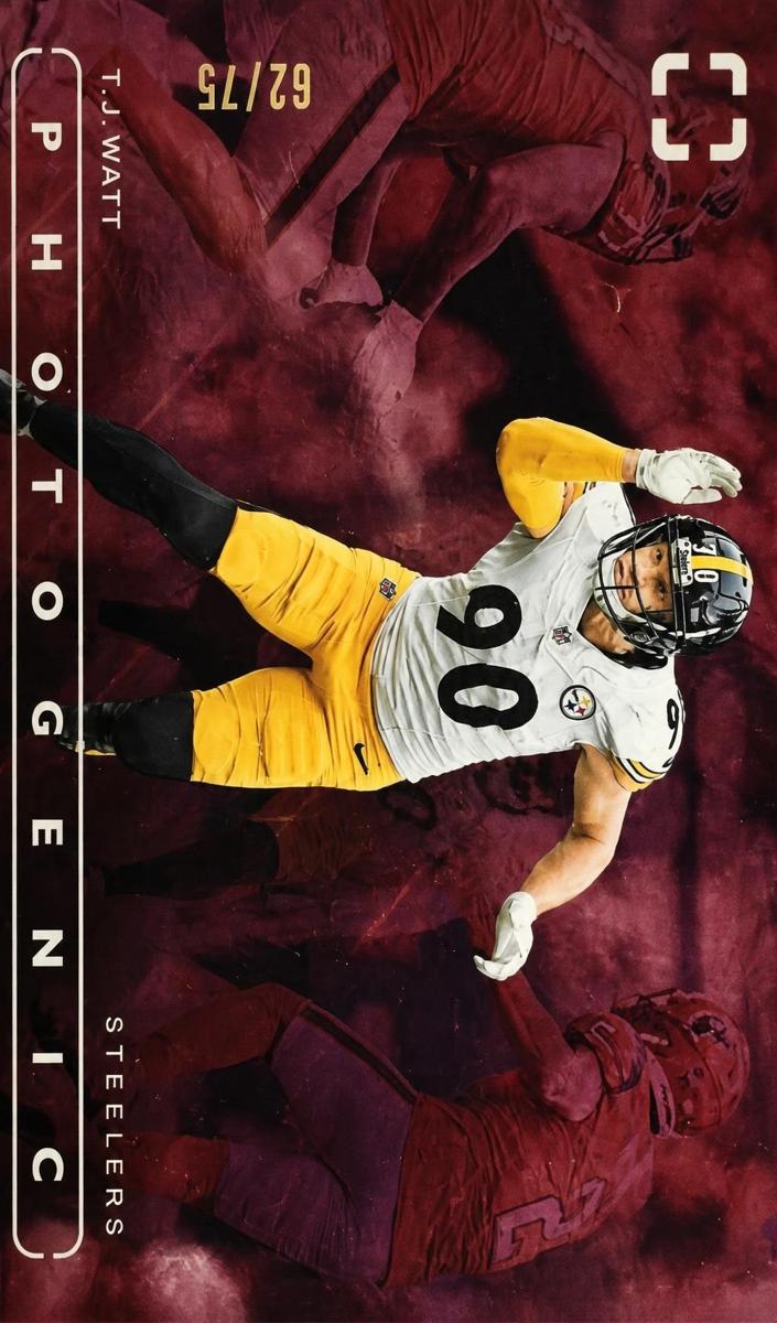 2024 Panini PhotoGenic Football Purple T.J. Watt #43