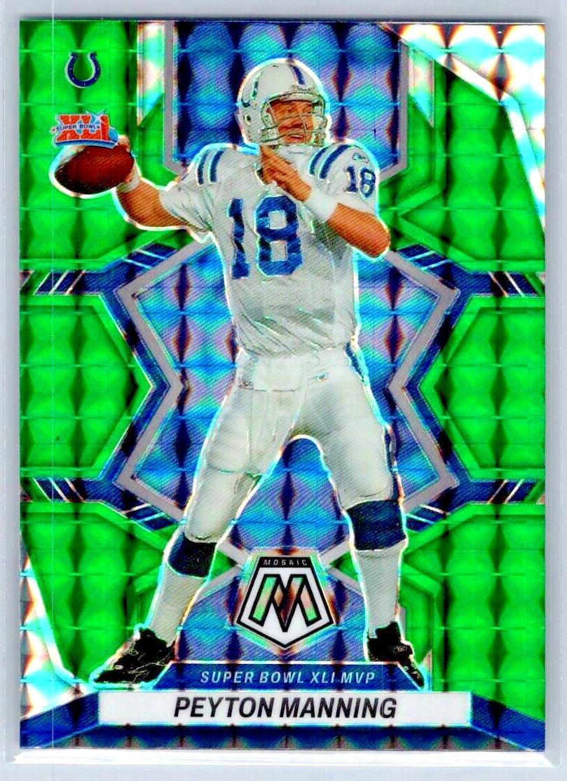 2022 Panini Mosaic Football Green Peyton Manning #298