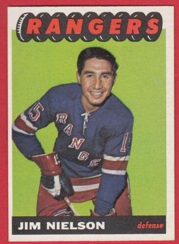 1965 Topps Hockey Jim Nielson #89