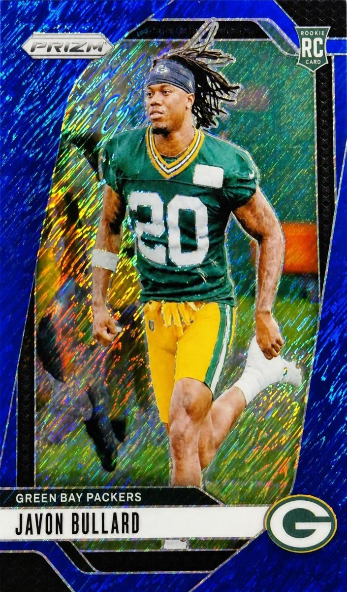 2024 Panini Prizm Football Blue Shimmer Javon Bullard #345 PSA 10