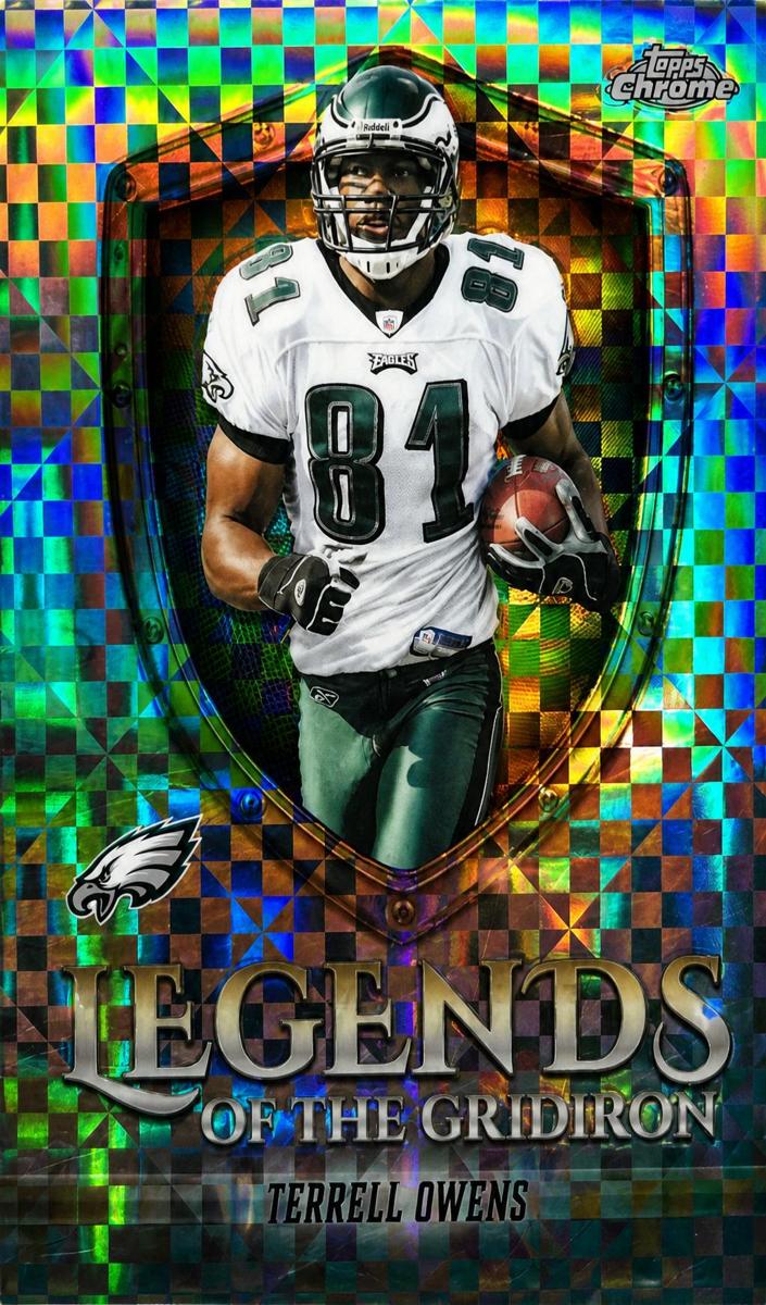2025 Topps Chrome Football X-Fractor Terrell Owens #LOG-20