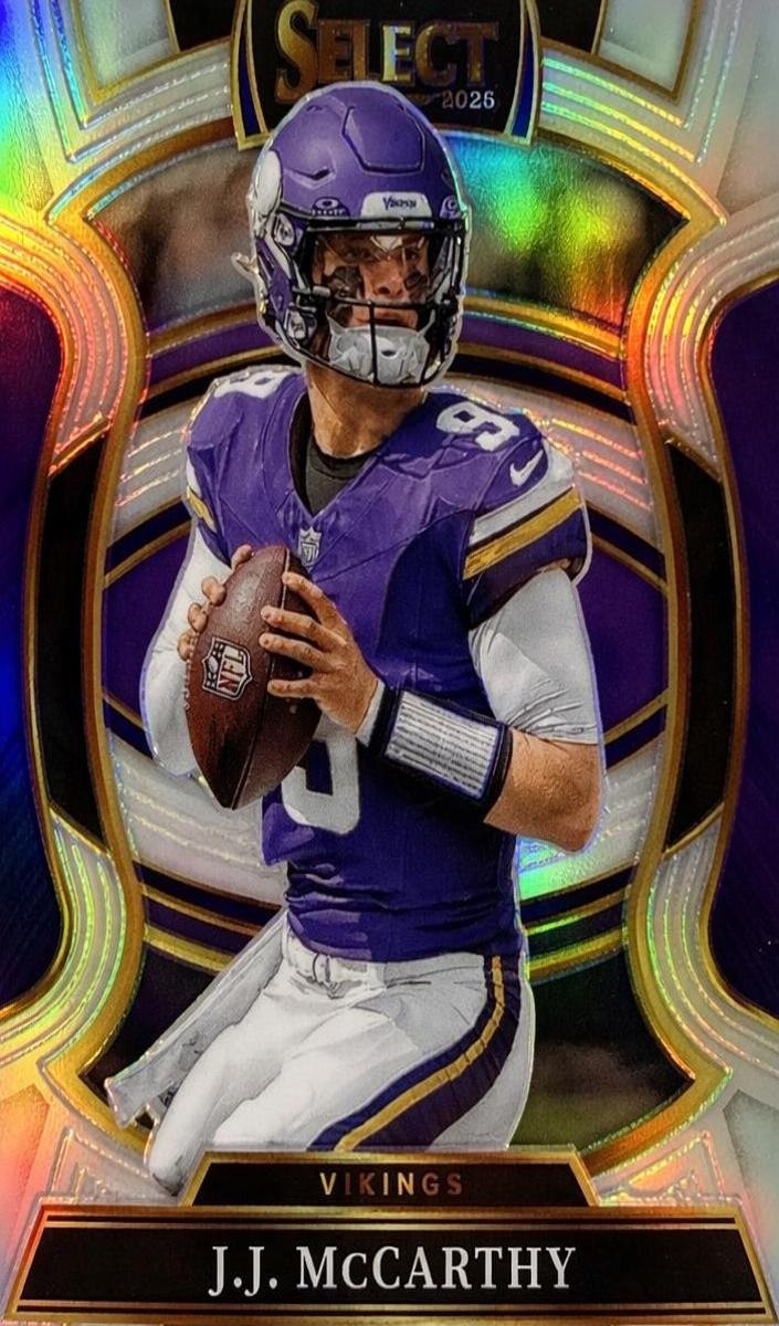2025 Panini Select Football Silver J.J. McCarthy #63