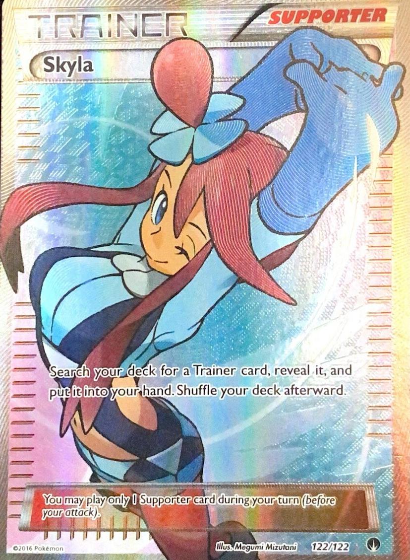 2016 Pokemon XY BREAKpoint Skyla #122 PSA 9