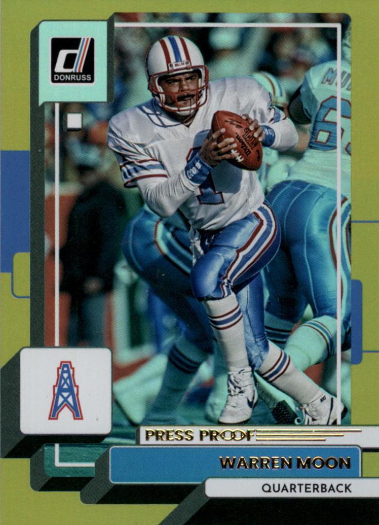 2022 Panini Donruss Football Press Proof Premium Warren Moon #46
